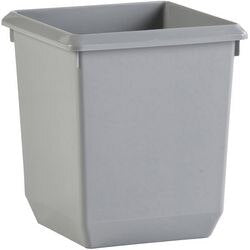 Cubo de basura con pieza en V 31045457 polipropileno gris