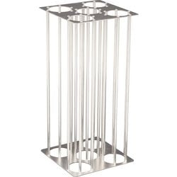 Papelera Dutchdesign 31719723 aluminio plateado