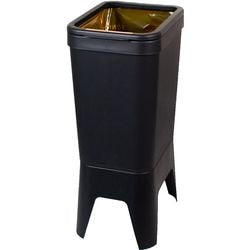 Papelera Bonton 92012626 polipropileno reciclado gris