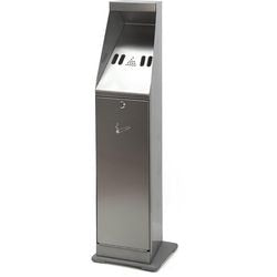 V-part sigarettenpaal 31025411 rvs (roestvrij staal) zilver