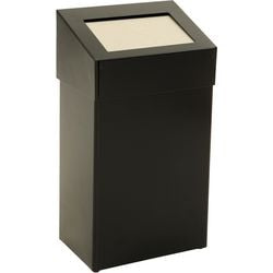 Pattumiera Dutchdesign 31719624 alluminio verniciato a polvere nero