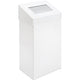 Papelera Dutchdesign 31021833 aluminio con recubrimiento en polvo blanco
