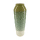 Dijk natural collections vaas keramiek groen crème ø17xh46cm