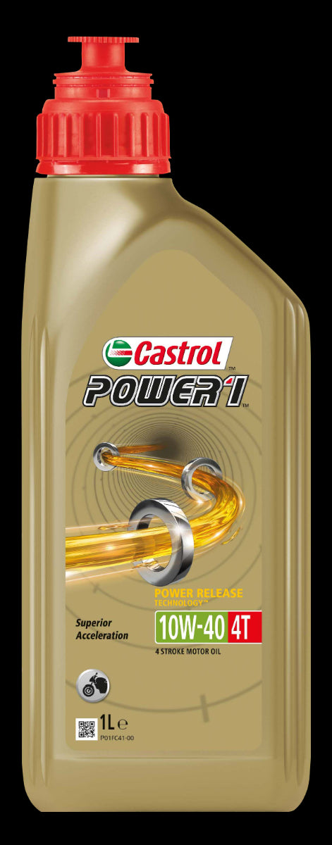 Castrol Oil Power Rs 4T 10W-40 Botella a 1 litro