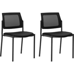 Stackable chair mayer sitzmöbel 2519 fabric black
