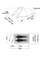 Easy camp energy 200 compact tent - afbeelding 2