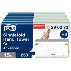 Toallas Tork 290273 papel reciclado verde