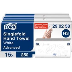 Toallas Tork 290253 papel reciclado blanco