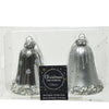 Decoris Christmas Set orologio pendente set da 2 pezzi in argento