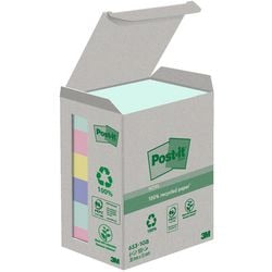 Pic notas adhesivas post-it reciclado 38 x 51 pk 6 cartón surtido colores