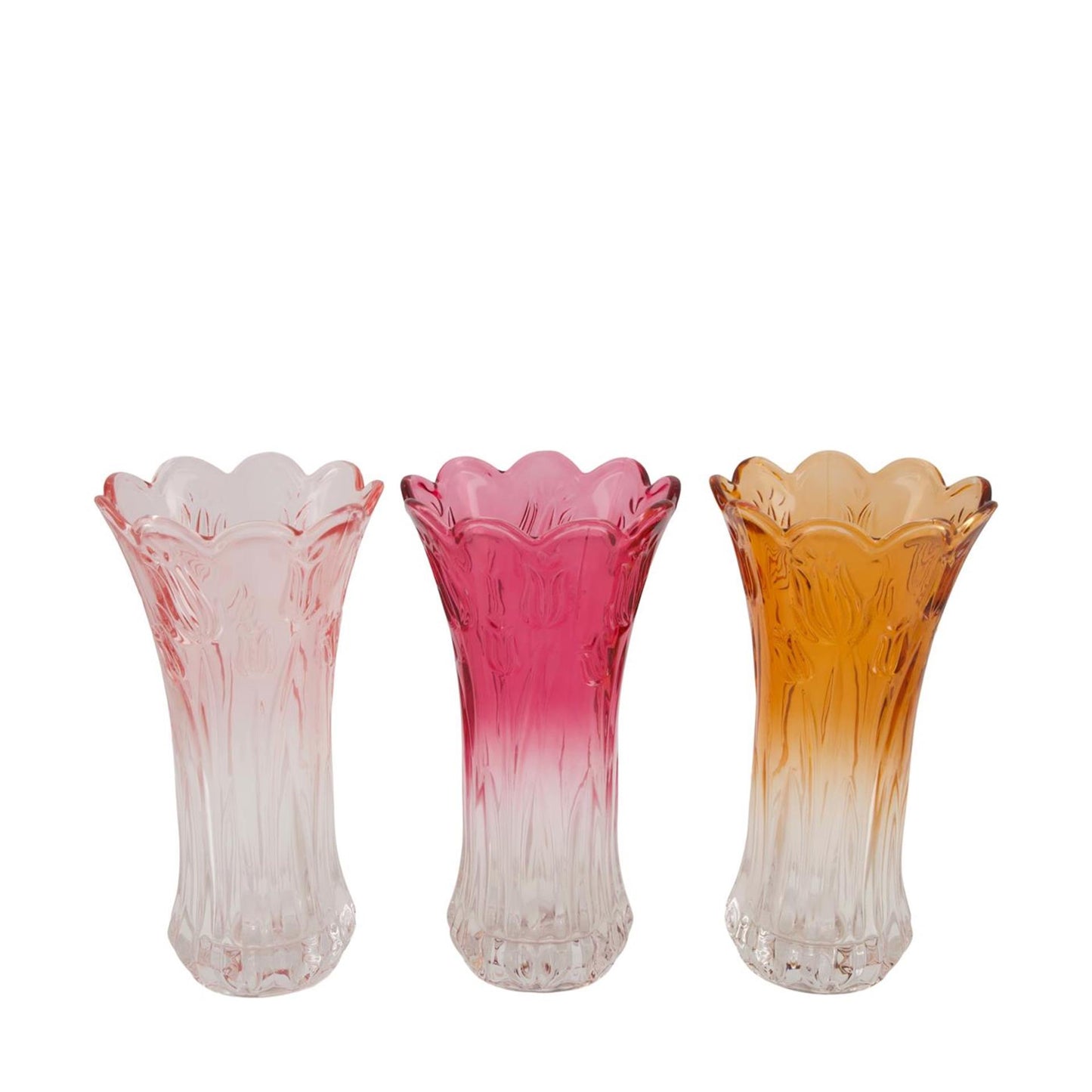 Dijk natural collections jarrón cristal ø13xh23,5cm