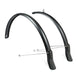 Fender set Scatto 26-28 pulgadas 51 mm de negro mate