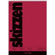 Blocco schizzi marrone rosso
