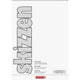 Blocco schizzi marrone a5 bianco