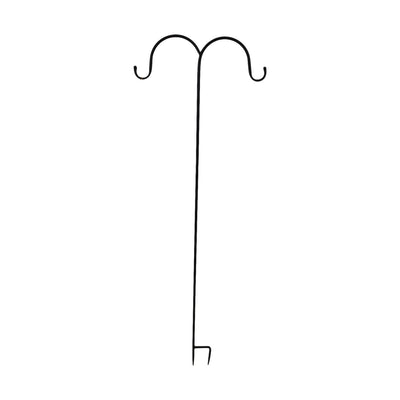 Dijk natural collections gancho para estaca de jardín metal negro 25x118cm
