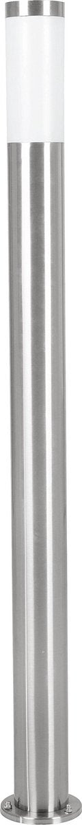 Eglo helsinki tuinpaal - staande lamp buiten - e27 - 110 cm - rvs