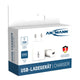 ANSMANN PELETRO BLOCCHIO USB-A White