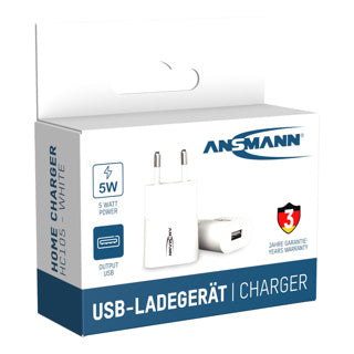 Ansmann Phone Charger Block USB-A White