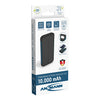 Ansmann Outdoor PowerBank con panel solar, lámpara LED, 2x USB-A Poort