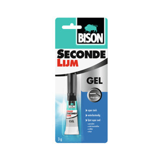 Bison secondelijm gel 3g