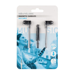 Auriculares magnéticamente conectados