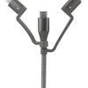 3 in 1 data en oplaadkabel 120 cm lang