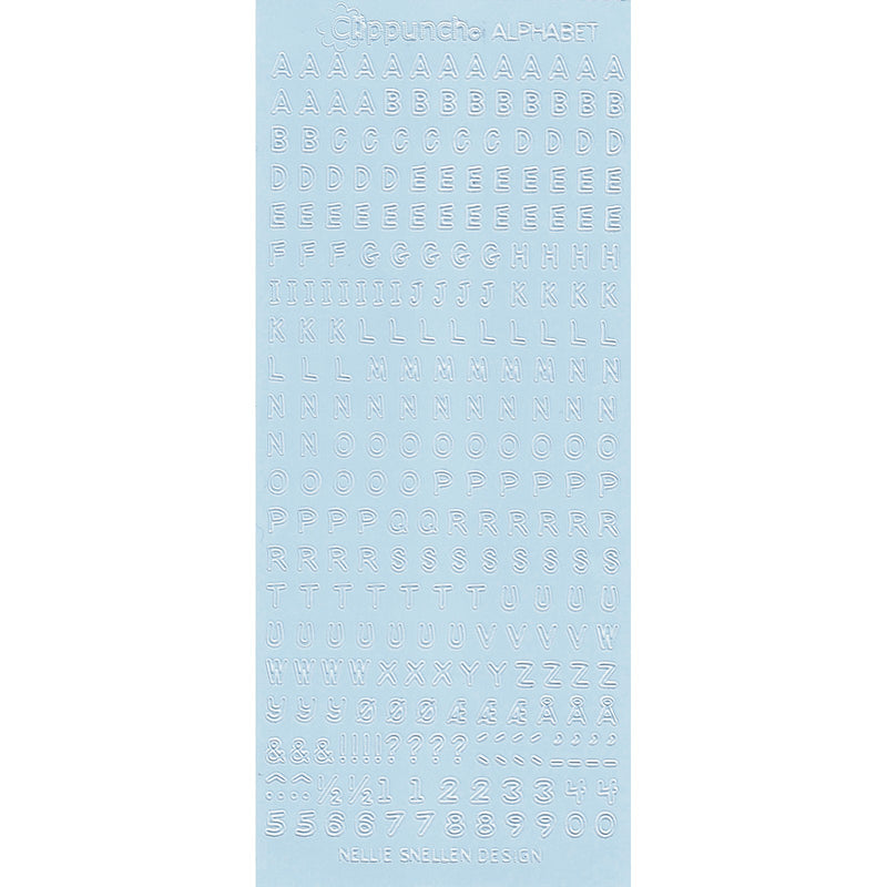 Nellie's choice • stickers alphabet ice 10pieces