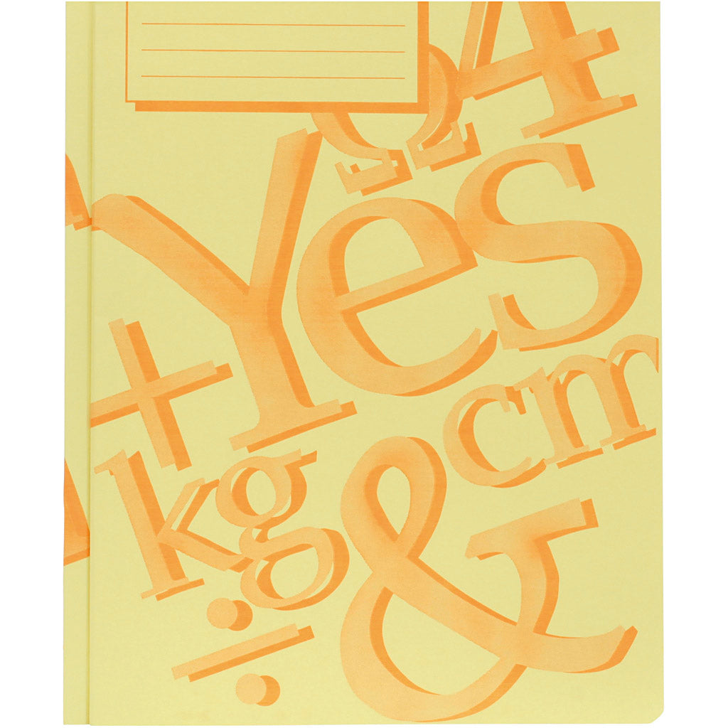 Workbook, a4, yellow, 100 piece 1 box