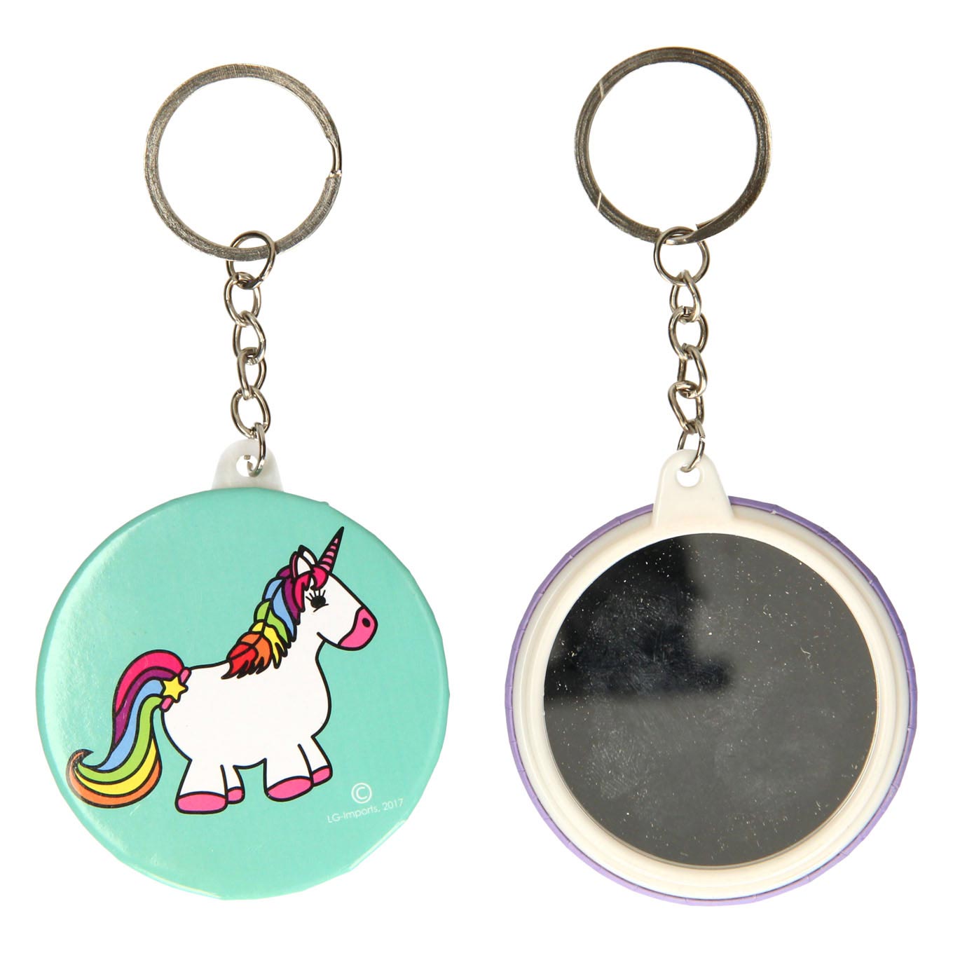 LG Importa il tastica anello con un unicorno specchio