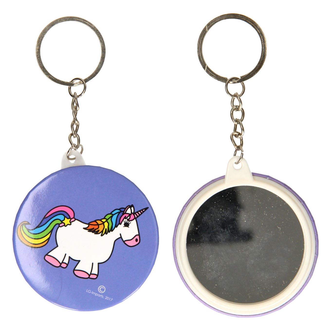 LG Importa il tastica anello con un unicorno specchio