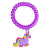 Bracciale a corda unicorno con fascino