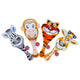 Racket con sfera sull'animale del cordone