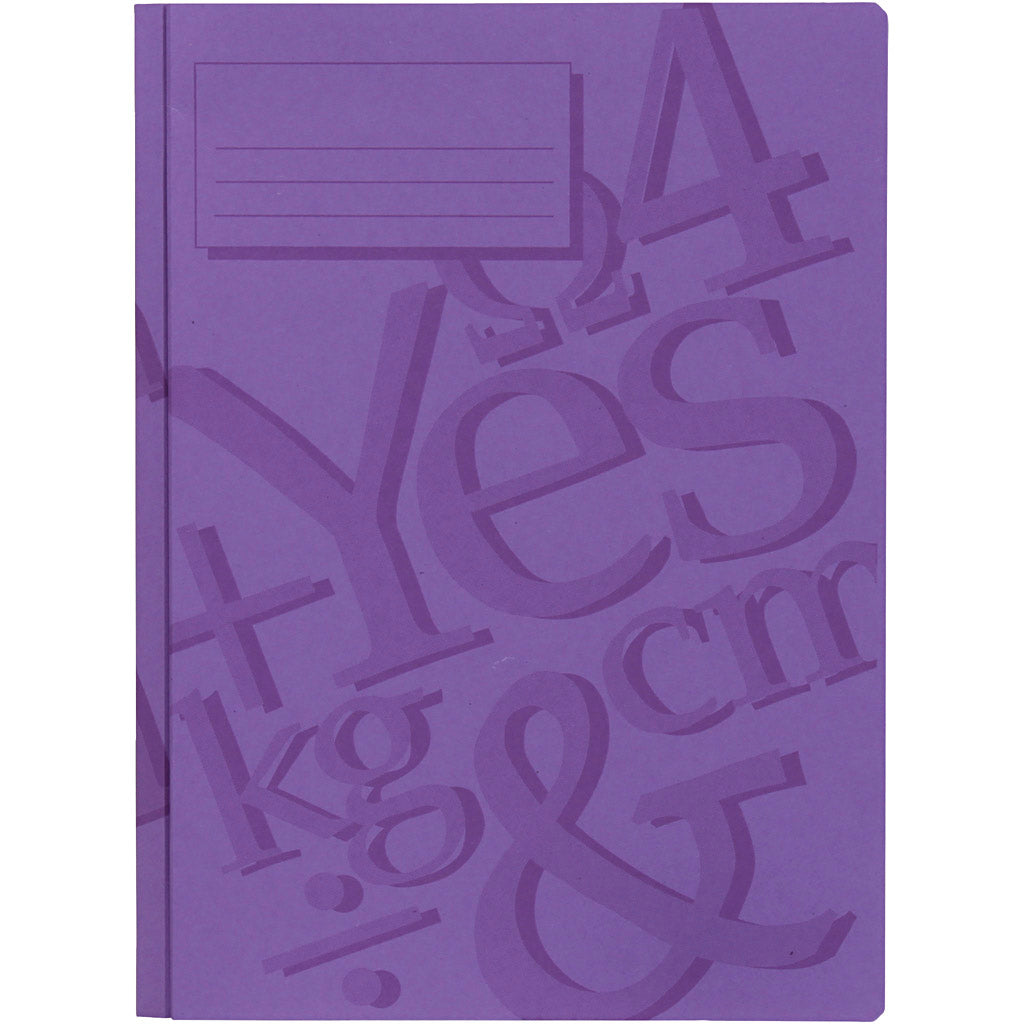 Libro de trabajo, A4, Violet, 100 piezas 1 caja