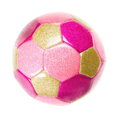 LG-Imports Fútbol Metálico Rosa, 15cm