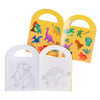 LG-Imports Coloring Book con adesivi dinosauro