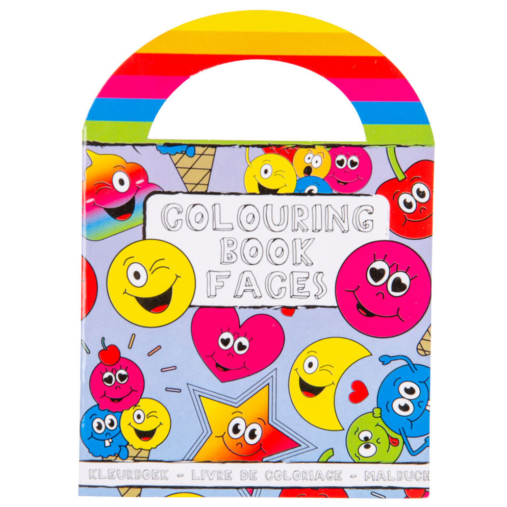 LG-Imports Color Book con adesivi che ridono pesca