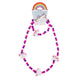 LG Importaciones Collar de madera y pulsera Unicornio