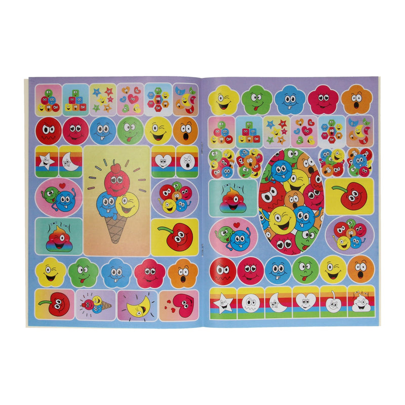 LG-Imports Colorbook con Stickervel un sorriso