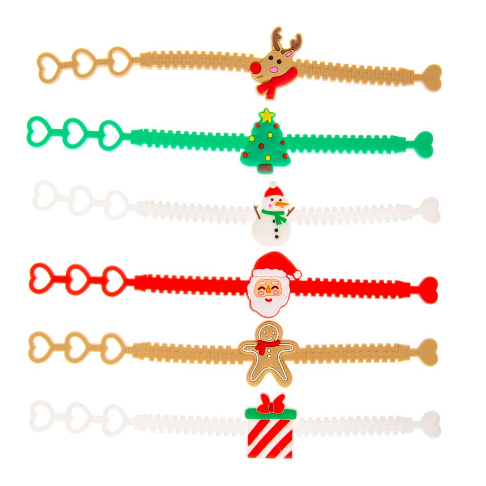 LG Importa braccialetti natalizi, set di 12