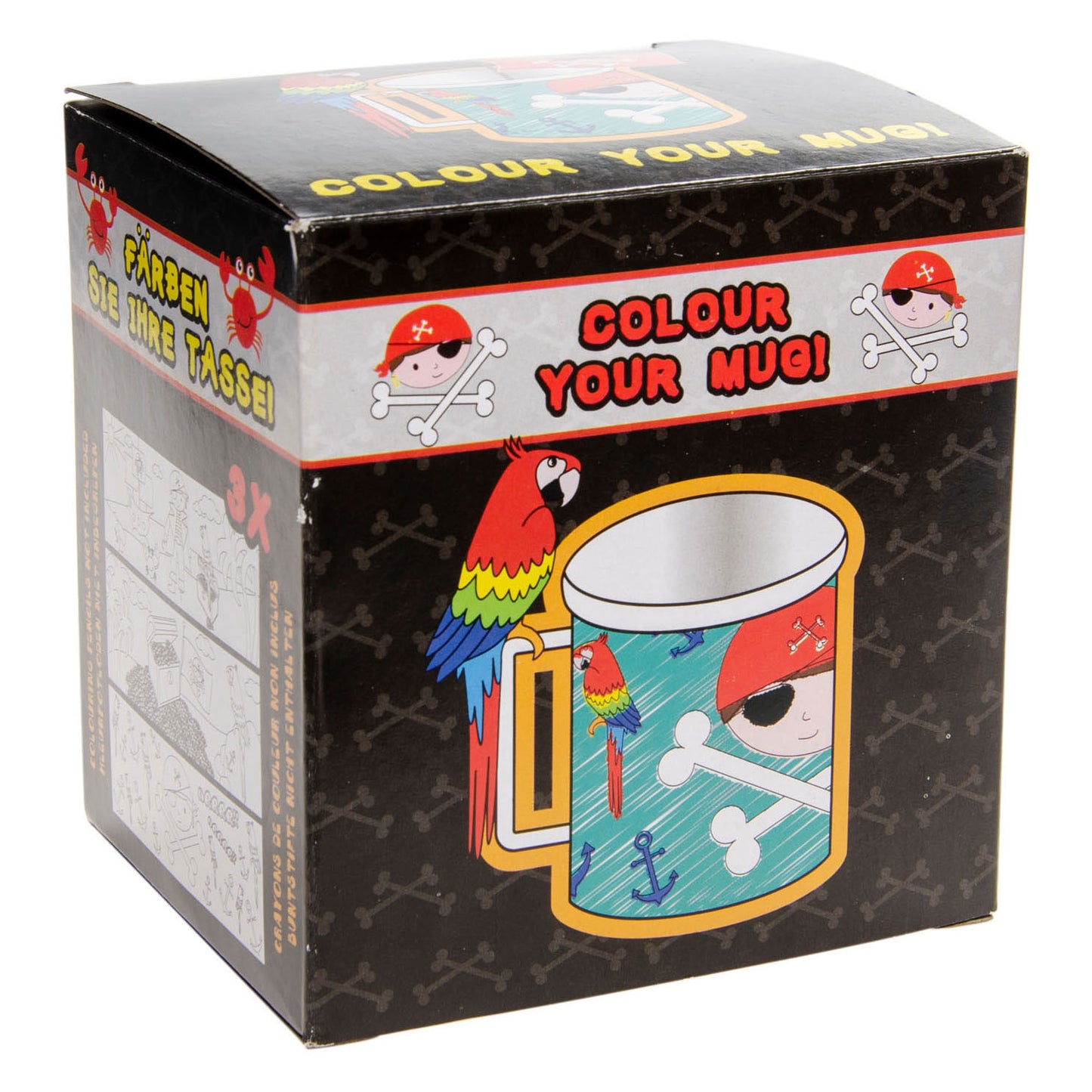 Color your own cup pirate