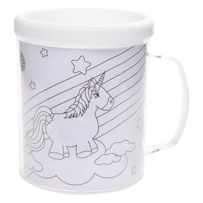 Colorea tu propia taza de unicornio