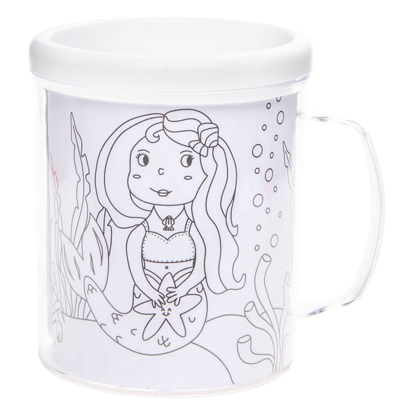 Colora la tua sirena di tazza
