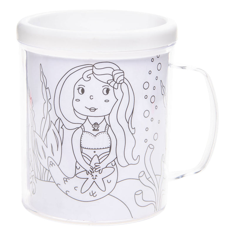 Colora la tua sirena di tazza