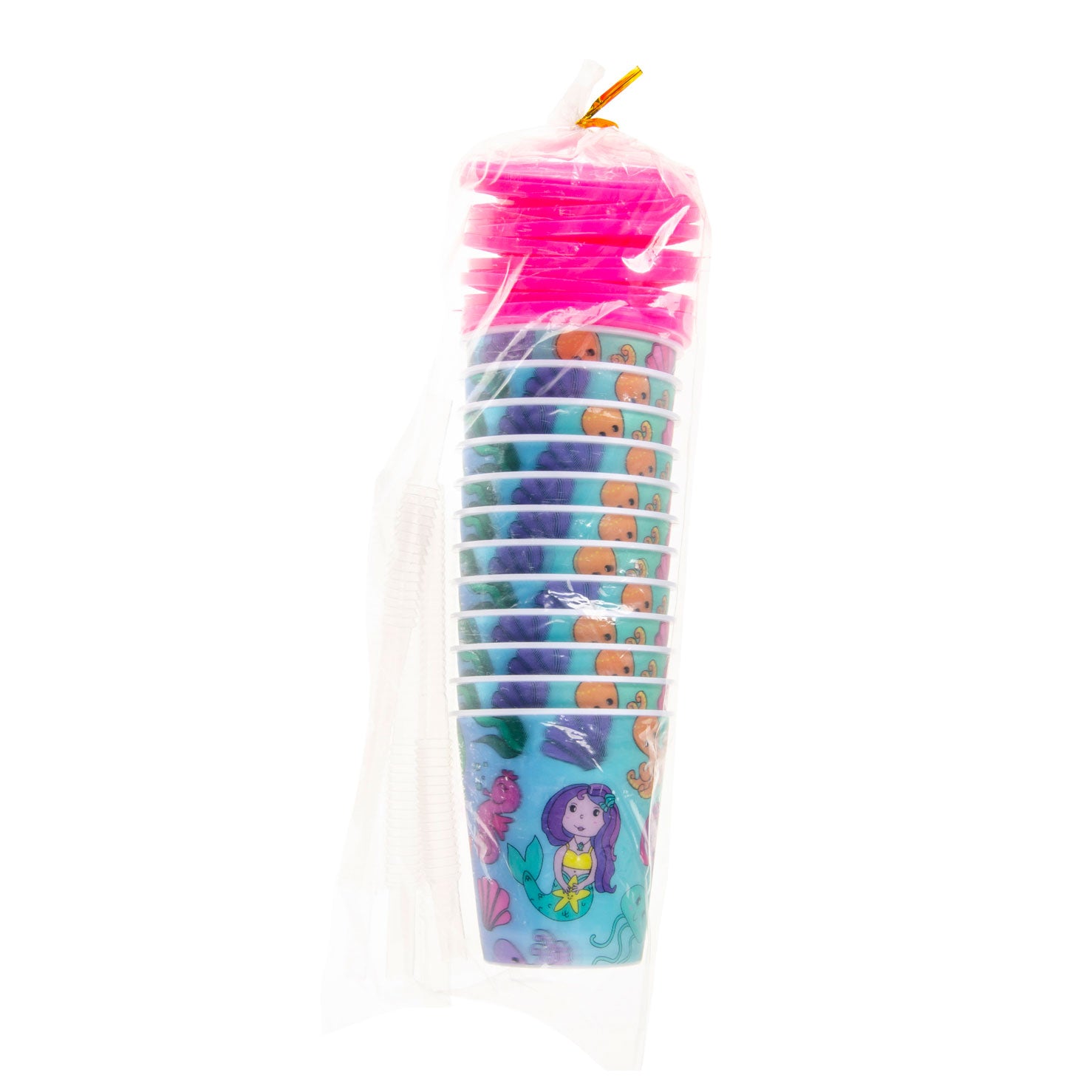 LG Importa taza con tapa y sirena de paja, 12º.