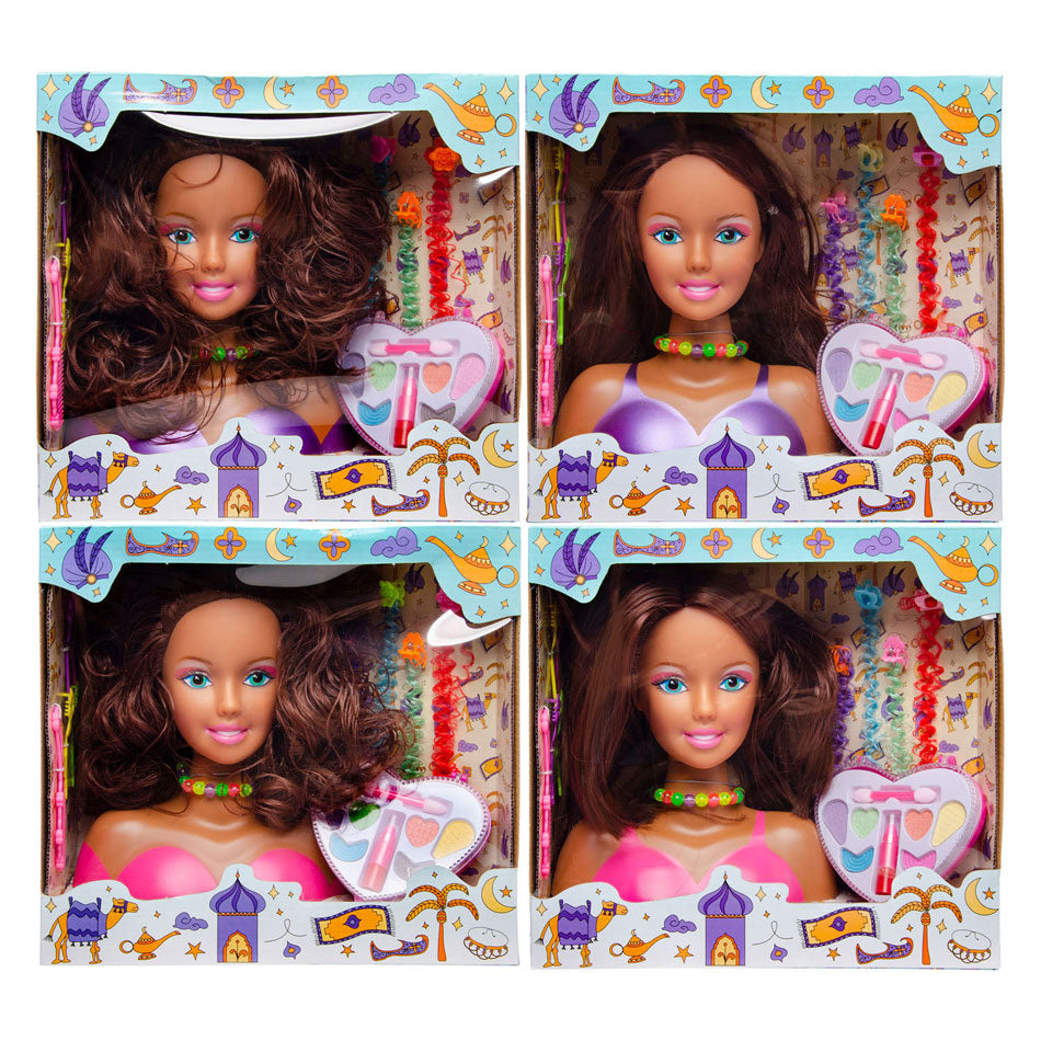 Capelli castani pop-imports trucco pop