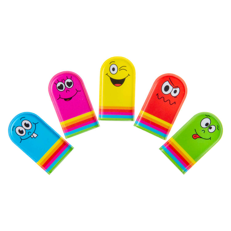LG imports finger puppets face, 5st.