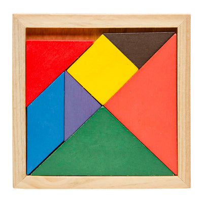 Duckiez Woodn Tangram Puzzle, 7st.