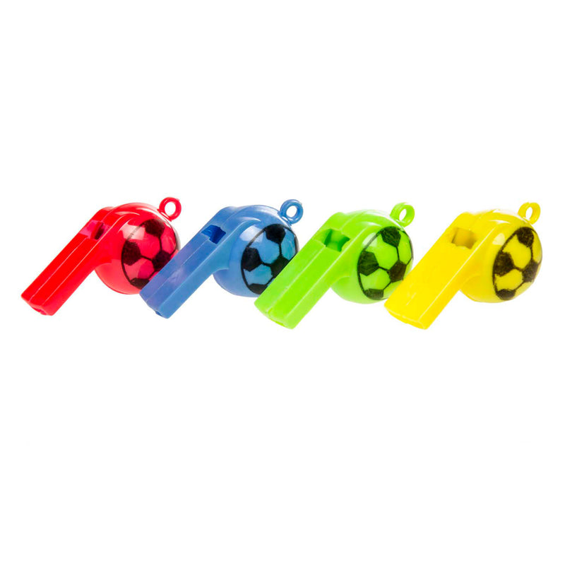 Silbato de fútbol de colores