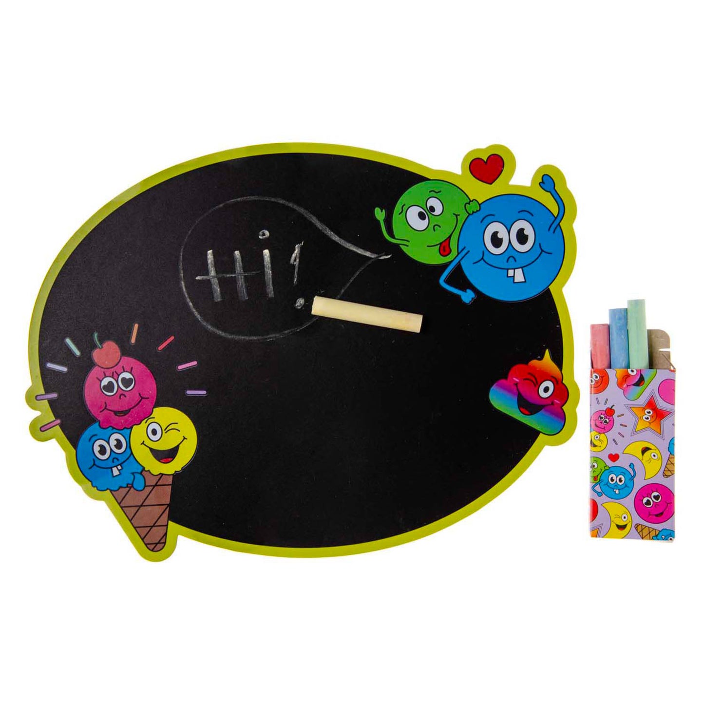 Lavagna Duckiez con gesso - faccina sorridente