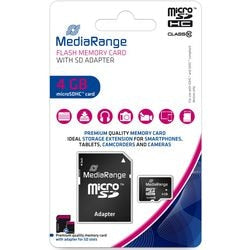 Gamma di supporti per scheda Micro SDHC 4 GB MR956 nera